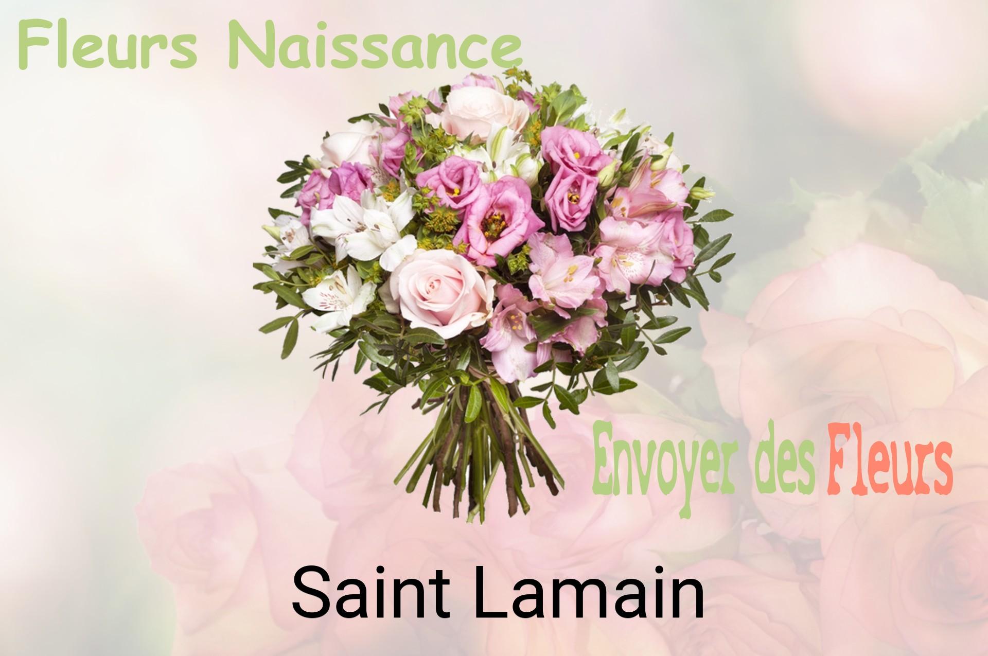 Bouquet de fleurs de naissance livré à Saint-Lamain